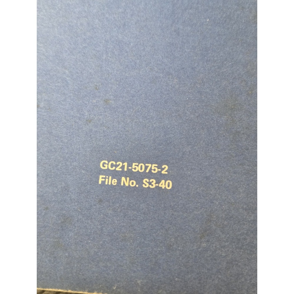 IBM System 3 Model 15 Operator's Guide 3rd Edition 1976 - Picture 4 of 9